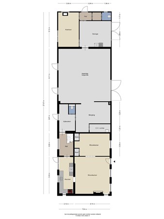 Floorplan - Koekoek 2, 4437 PD Ellewoutsdijk